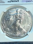 2017 American Silver Eagle F d o i  Elizabeth Jones Signature Ngc Ms 70 132