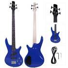 New Blue 4 Strings Electric Ib Bass Guitar