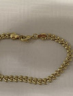 7 1 4    Gold Bracelet Marked 750 Italy  please Read Description  18k Gold Look 