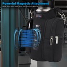 Magnetic Gym Bag Water Bottle Jacket Carrier Holder With Phone Pockets Wallet Bn