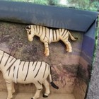 Vintage Zebra Figures Pack Of 2 Wild Animals Mother   Foal Colt New Old Stock K9