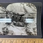 Antique 1906 Gold Mining Near Skagway Alaska Stereoview Photo Card P2331