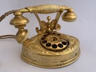 Vintage 1976 Takara Phone Rotary Dial Gold Ornate Victorian Baroque Telephone
