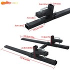 Clamp On Pallet Forks 60 Inch Heavy Duty Quick Attach Bucket Forks 2000 Lbs