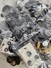 Huge Vintage Button Lot 6 Pounds Black Brown Gray Wood Plastic Glass Metal 