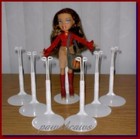 Set Of 6 Kaiser  2301 Doll Stands For Modern Skipper Bratz U s ships Free