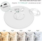 12 Inch Led Ceiling Light Fixture 24w 2700k-6500k 3200lm 4 Pack