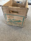 Vtg 60 s Vernors Soda Crate  Wood Ginger Ale Wooden Advertising Soda Pop