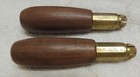 Warren Wood Carving Set W  Walnut   Brass Handles   Blades Chisels Stones Case