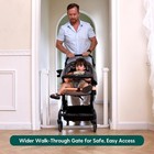 Baby Gate For Doorways And Stairs  31-36  Pet Gate With Wide Walk Thru Door