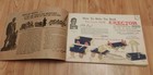 Gilbert Erector Set Original 1938 No  12 1 2 Manual With Giant Robot Fold-out 