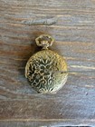 Arnex 17 Jewel Ornate Vintage Pocket Watch With 1 20 12k Gold Filled Chain Fob 