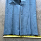 Vintage 70s 80s Blue Trouser Dress Pants 32  Waist Talon Zipper