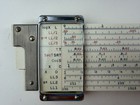 Teledyne Post Model 44ca-600 Versalog 10  Slide Rule With Case Hemmi Japan