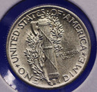 1944 Brilliant Uncirculated 90  Silver Mercury Dime 