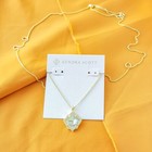     authentic Kendra Scott Kacey Gold Dichroic Glass Long Pendant Necklace