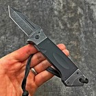 Vortek Warthog Black G10 Heavy Duty Tactical Tanto Blade Folding Pocket Knife