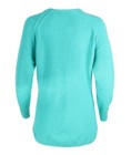 Page   Tuttle Raglan Crew Neck Sweater Womens Sea Blue Teal P16s59 Large Zip