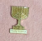 Israel Kenesset Menorah Holy Land Lapel Pin Judaica