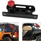 Black Car Roll Bar Fire Extinguisher Holder W  8 Clamps For Jeep Utv Polaris