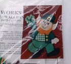 Design Works St  Patrick s Day Leprechaun Wall Hanging Plastic Canvas Craft Kit