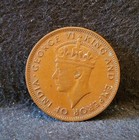1945 British Honduras  belize  Cent  George Vi  Decent And Scarce  Km-21  bh11 