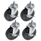 Set Of 4 Office Chair Caster Rubber Swivel Wheels Replacement Heavy Duty 2  3 