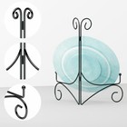 Hemylu 10 Inch Display Plate Holder With Folding Design  Metal Table Stand Fo   