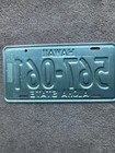1976 Hawaii  License Plate - 567 061 -  Very Nice 