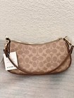Nwt Coach Cy658 Ashton Baguette Bag In Signature Canvas Fast Shipping