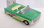 Ford Fairlane Convertible Tin Friction Toy In Green Japan
