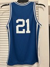 Nike Duke Blue Devils  21 Basketball Jersey Blue white Sleeveless Size Xl