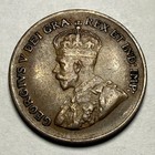 1934 Canadian One Cent Coin  Very Fine Condition 