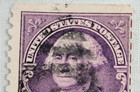 U s  Postage Stamp   George Washington   3   Stamp Violet   Posted   Z14