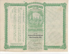 Original Central Oregon Oil   Gas Stock Company Certificate Boise Idaho Derricks