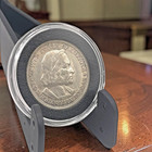 1892   1893 Columbian Exposition 90  Fine Silver Half Dollars In A Display Box