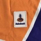 Rabobank Jersey Mens Medium Orange Blue Cycling Coolmax Ap-360 Logo Shirt