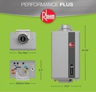 Rheem Performance Plus 9 5 Gpm Natural Gas Tankless Water Heater Indoor