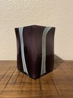 Vintage Pier 1 Hand Blown Cased Glass Vase Lot  beautiful  1980   s