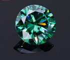 Clarity 1 Ct Round-brilliant Cut Diamond Natural Green Color Vvs1 Certified