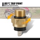 Temperature Thermo 85   Radiator Fan Switch For Honda Vtx1300r Vtx1300c Vtx1800c