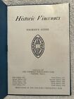 Vtg  Book Tourist Guide To Historic Vincennes In 40 Pages Illustrated 1947 W map