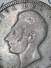1884 Silver Ecuador 1 2 Sucre Very Rare 