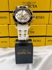 Invicta Pro Diver 20292 Men   s Chronograph White Gold Tone Watch New W  Tag