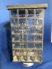 Vintage Outdoor Light Fixture Mid 20th Century Solid Brass Glass
