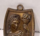 Vintage Lady Liberty Medallion Military Award Medal 