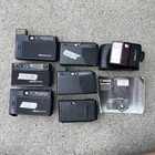 Lot Of 6 Canon 35mm Film Cameras   Flash For Parts Only