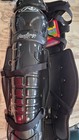 Rawlings Adult Catcher Mask   Leg Guards Black yellow Padded Adjustable Gear Set