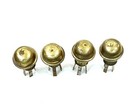 Set Of 4  Brass Bed Post Cap Finials Poster Canopy Bed Tall Case Clock Lot A