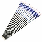 12pcs 30 32 Carbon Arrows Sp500 Turkey Feather Archery For Compound recurve Bow